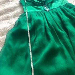 Green Silk Dress